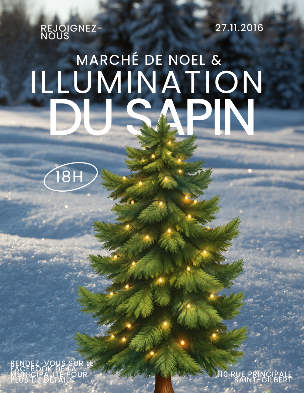 Illumination du sapin